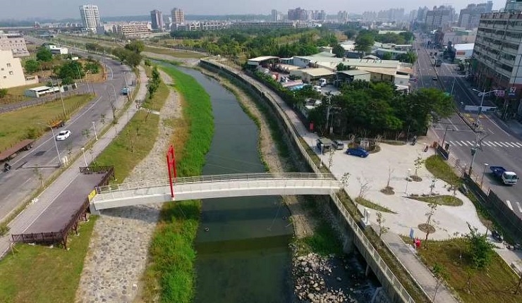 鳳山溪都市水環境營造計畫　民安橋生態緩坡營造完工啟用 (風傳媒1202)